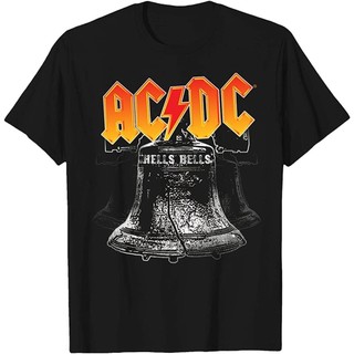 Áo thun họa tiết Acdc Unisex - Hells Bells, Black Band Tee - Áo thun dành cho người lớn