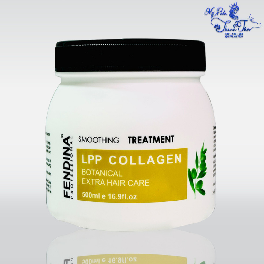 Kem ủ tóc, hấp tóc phục hồi tóc hư tổn Fendina LPP Collagen 500ml [ New 2024 ]
