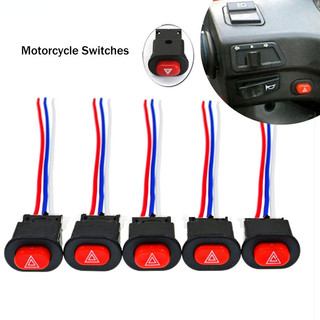 Công tắc đèn tín hiệu xe máy Công tắc đèn khẩn cấp xe máy Nút đèn Flash đôi Công tắc đèn Flash nguy hiểm Cảnh báo đèn tín hiệu khẩn cấp
