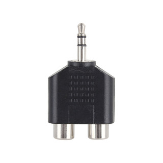 Alwaysonline 2 Cái/lốc 1/8 Nữ Stereo Jack 3.5mm Sang RCA Nam hoặc Chia Cổng Âm Thanh Cắm Chuyển Đổi
