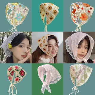Mới Pháp Retro Đầu Bé Gái Du Lịch Ngọt Ngào Dễ Thương Dệt Kim Phong Cách Văn Học Băng Đô Quấn Tóc