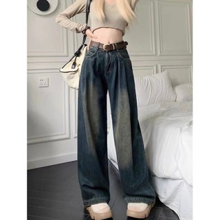 Quần jean ống rộng chiết ly eo tôn dáng Spring  Quan9289/P13K27