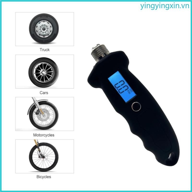 Đồng hồ đo áp suất lốp kỹ thuật số YIN Công cụ giám sát áp suất lốp di động cho lốp xe tải
