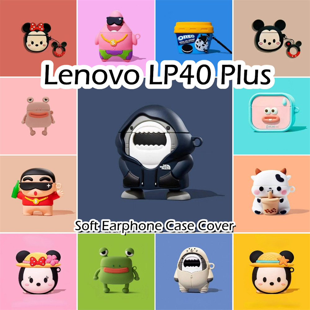[Giảm giá hấp dẫn] Cho Lenovo LP40 Plus ốp tai ng Case Vỏ Bảo Vệ Hộp Sạc Tai Nghe Chống rơi và chống