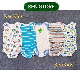Bộ thun mát bé trai HOTGA chất đẹp (4-10kg) KEN STORE