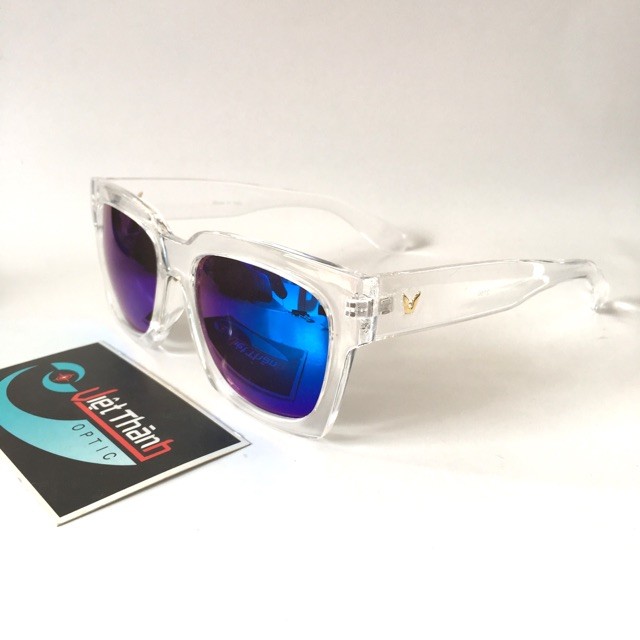 A828 HCM mắt Kính mát nam nữ thời trang đi biển tiktok bản to Màu độc