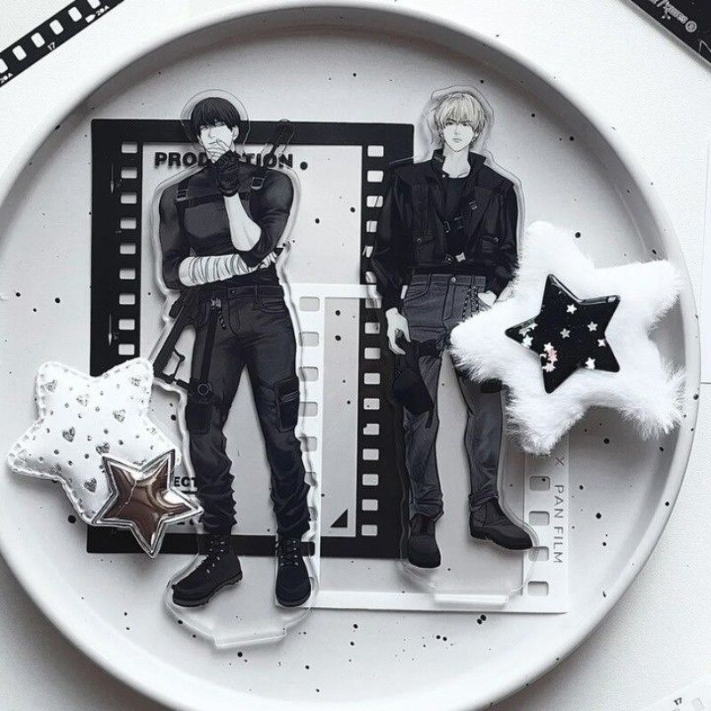 Mô hình Standee Manga Payback Báo Thù Acrylic Stand Yoon Jay Lee Yoohan Anime Keychain Korean BL - z