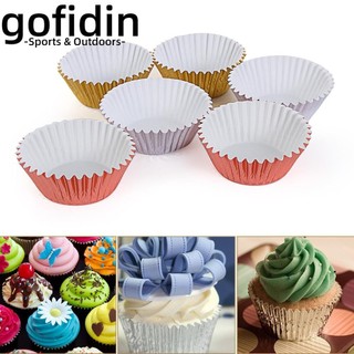 gofidin Lá Nhôm In Chữ Trang Trí Bánh Cupcake|Giấy Gói Kẹo Nhiều Màu