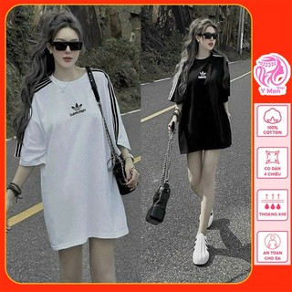 Áo thun nữ cotton thêu chữ cao cấp siêu mát mịn fom rộng Trắng và đen - SANG XỊN ( THỜI TRANG PHONG CÁCH NHẬT -HÀN) .kt
