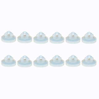 12 Chiếc Công Tắc Phanh Chặn Xe Phanh Đèn Công Tắc Ô Tô Ly Hợp Bàn Đạp Chặn Phanh Công Tắc Miếng Lót 90541-06036 Trắng