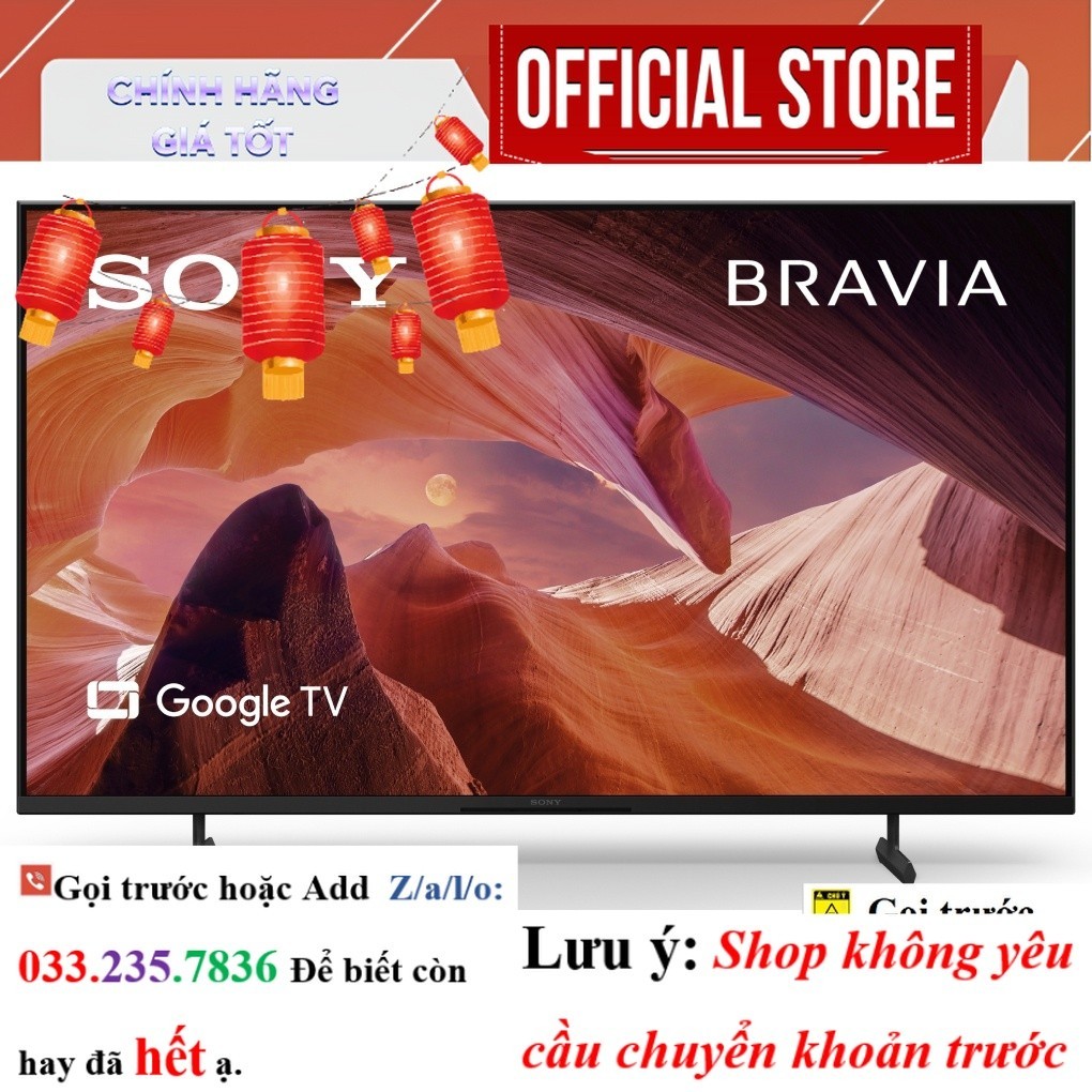 |New| Google Tivi Sony 4K 43 inch KD-43X80L