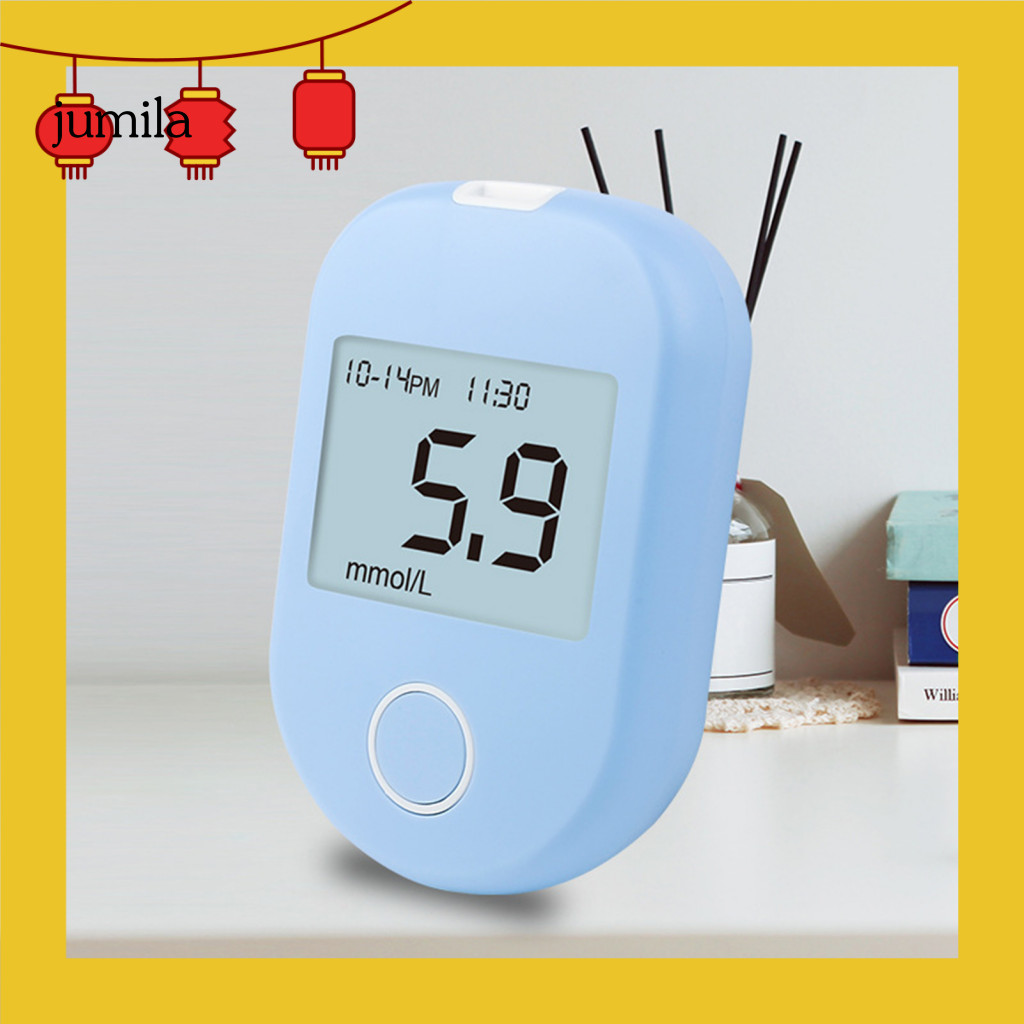 [Ju] Máy đo đường huyết an toàn Mini Đo trực tiếp Kiểm tra sức khỏe Theo dõi đường huyết Chăm sóc cơ thể
