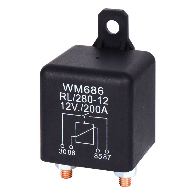 Rơle 12V 24V dòng điện cao 200A Rơle khởi động 200A Rơle khởi động