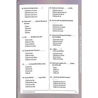 Sách English Tests Level A1