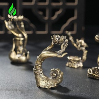 Yiyu sen Hương chảy ngược, Giá đỡ hương cầm tay Phật cầm tay, Dễ dàng sử dụng Khay đựng hương ngược thủ công tinh tế Phòng trà