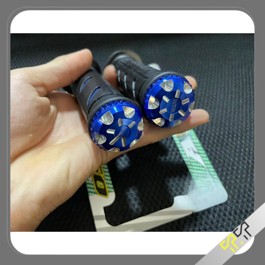 Bao tay Domino Xanh kèm gù nhôm gắn xe máy Exciter Winner Sirius Wave Dream