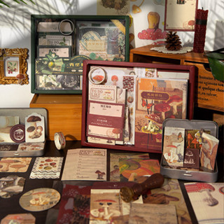 Bộ quà tặng phong cách cổ điển - sổ tay bìa cứng chủ đề vintage siêu cổ điển, độc đáo