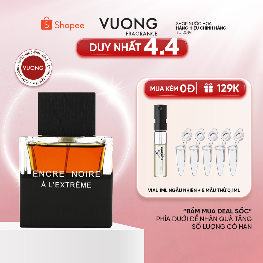 [Mẫu thử] Nước hoa Nam Lalique Encre Noire A L'Extreme