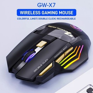 Chuột chơi game Bluetooth không dây có thể sạc lại & Chuột chơi game 2.4G Im lặng RGB LED Chuột chơi game tiện dụng cho máy tính xách tay PC Máy tính bảng