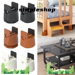Bộ nâng đồ nội thất giường đơn giản, Tấm lót chống trượt chống rung chống sốc, Đế đồ nội thất Nâng cao chiều cao Chân bền Nâng chân Thảm chống sốc Bàn ghế sofa Giường