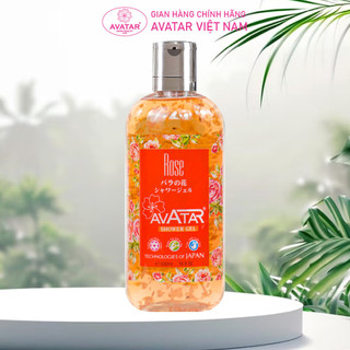 Sữa tắm nước hoa Nhật cánh hoa hồng - da mịn màng, mềm mại và trắng hồng Rose Avatar 500ml