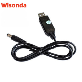 Dây tăng nguồn usb dc 5v sang dc 5v 9v 12v mô-đun bước lên bộ chuyển đổi usb cáp chuyển đổi 2.1 * 5.5mm cắm