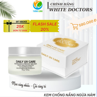 Kem chống nắng mờ nám White Doctors Daily UV Care hàng ngày 40ml
