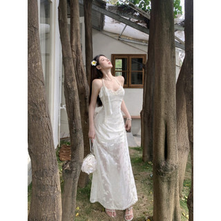 「Nonfatgirl」Bầu không khí Thiên Chúa xinh đẹp Pure Desire Công nghiệp nặng Khâu ren cổ chữ V Váy dài Fair