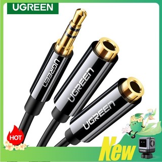 Dây cáp UGREEN chia 2 cổng âm thanh 3.5mm thiết kế chuyên dụng