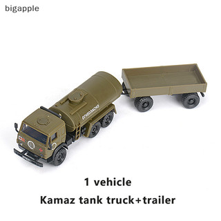 Bigapple 1 / 72 nga kamz-5350 xe tải quân sự lắp ráp mô hình xếp hình tên lửa mô phỏng pháo binh mô hình bé trai đồ chơi rdg