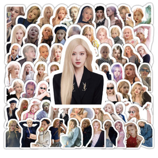 103pcs BP Sticker Washi Tape LISA JENNIE ROSE JISOO Waterproof Luggage Laptop Hand Book Kpop Idol Photo Stickers Fast Shipping YM