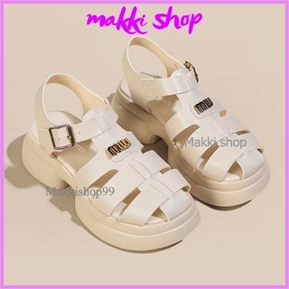 Sandal nữ đế cao 5p, sandal rọ quai cài thời trang