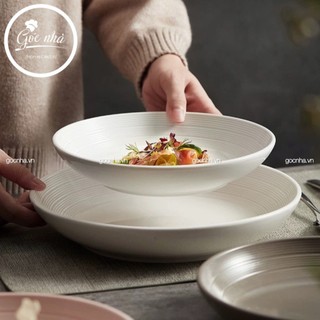 Thố/Dĩa Sâu Lòng Venus đựng salad, gỏi cho nhà hàng cao cấp phong cách hiện đại