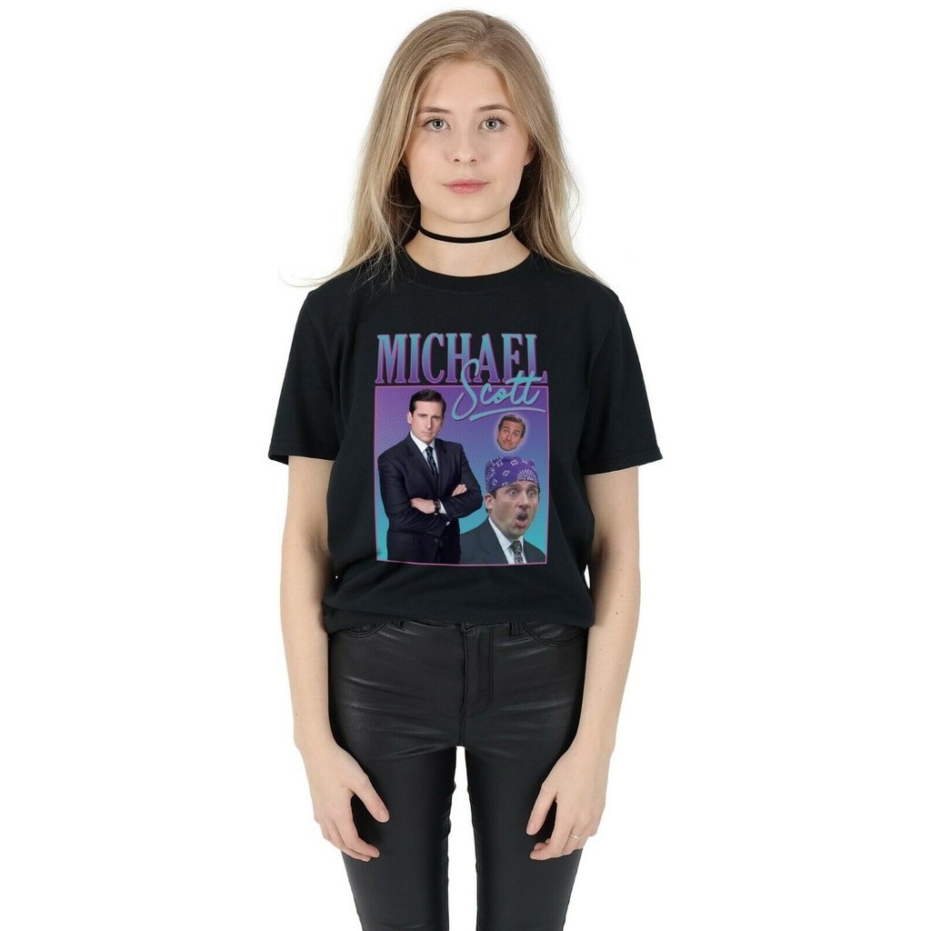 2024 bánh quế cho bạn bè Michael Scott Homage Áo thun ngộ nghĩnh Tribute TV Fan Icon Legend The Offi
