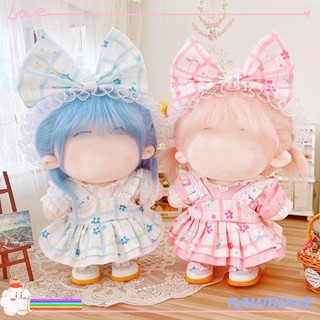 Bộ quần áo màu cầu vồng dành cho búp bê
