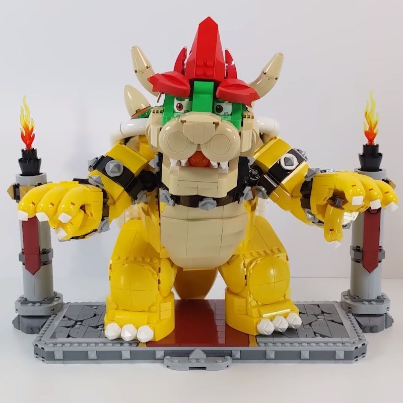 Khối xây dựng Super Mario 71411, cấp độ lắp ráp Koopa Troopa Boss, đồ chơi giáo dục cho trẻ em bằng 