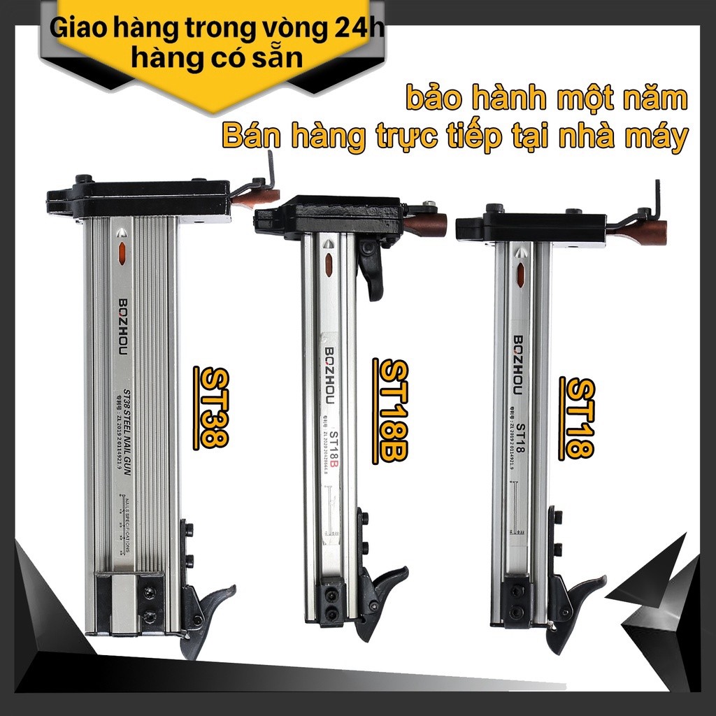 Dụng cụ hỗ trợ đóng đinh bê tông tự động, Búa đóng đinh tiện lợi cho kỹ thuật, Đinh thép ST18 - ST18