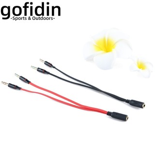 gofidin cáp chia cổng cắm 3.5mm sang 2 phích cắm chuyên dụng cho tai nghe