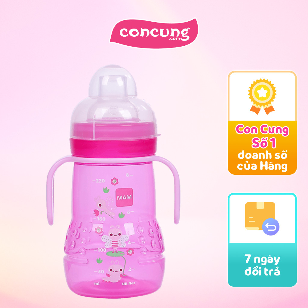 Bình tập uống Mam Trainer cho bé (girls)
