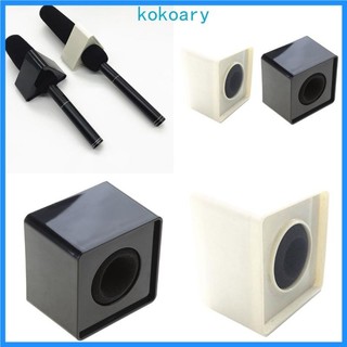 Kok Micro Logo Cờ Trạm Hình Vuông Phỏng Vấn KTV Mic Station Cube