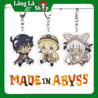 Móc khoá Mica anime Made in Abyss - Nhựa Cứng Acrylic In 2 mặt sắc nét ( ảnh thật )