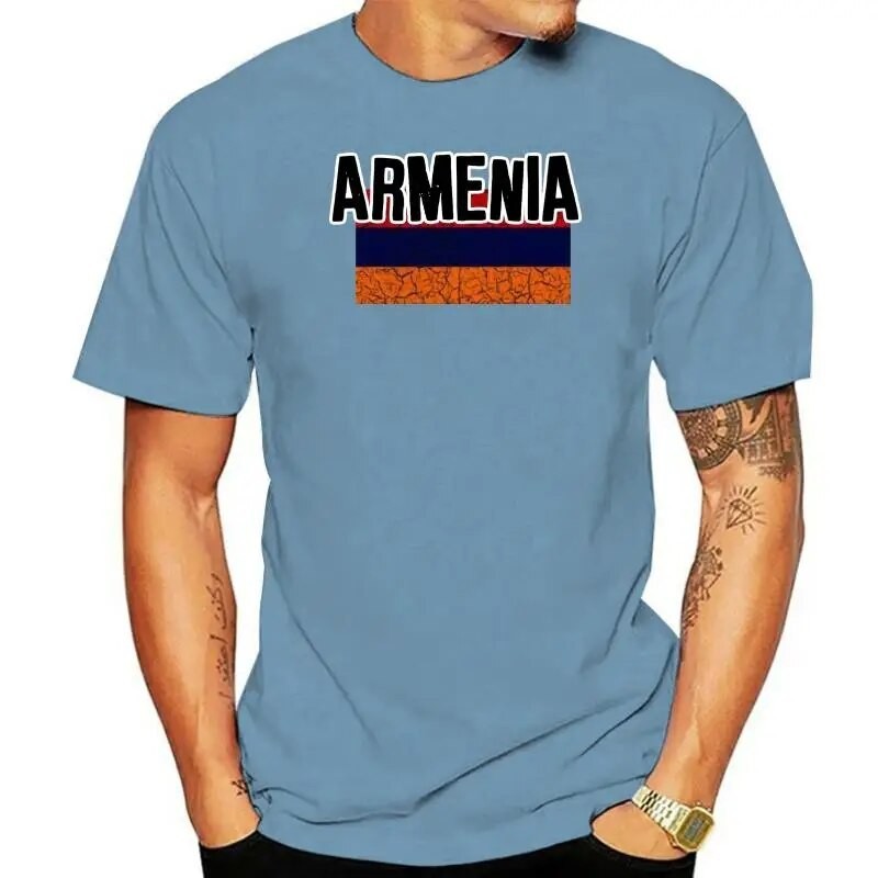 Áo thun cờ Armenia Thời trang Đồng quê Lưu niệm Tee logo Pride