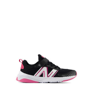 Giày Chạy Bộ New Balance 545 Bungee Lace with Hook and Loop Top Strap Girls - Black/Pink