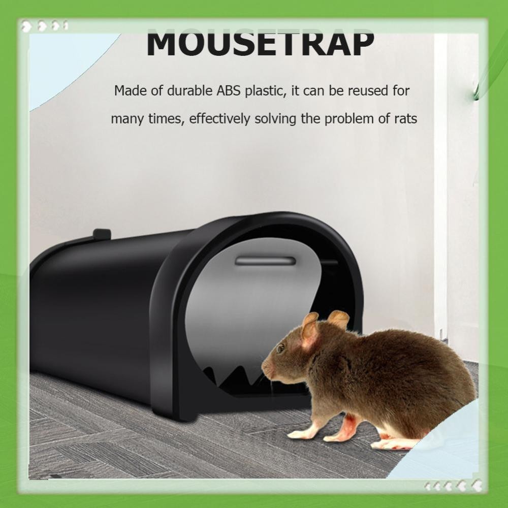 Khóa tự động Bẫy chuột Bẫy chuột bằng nhựa liên tục Bẫy chuột Kiểm soát dịch hại [aigoni.vn]