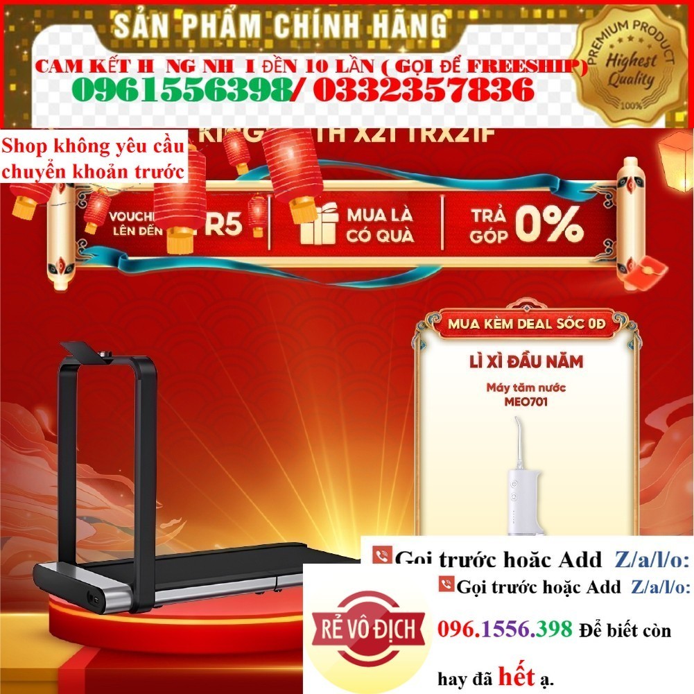 >> CH Máy Chạy Bộ Thông Minh Kingsmith X21 Bản Quốc Tế (WalkingPad Treadmill X21) - TRX21F <>