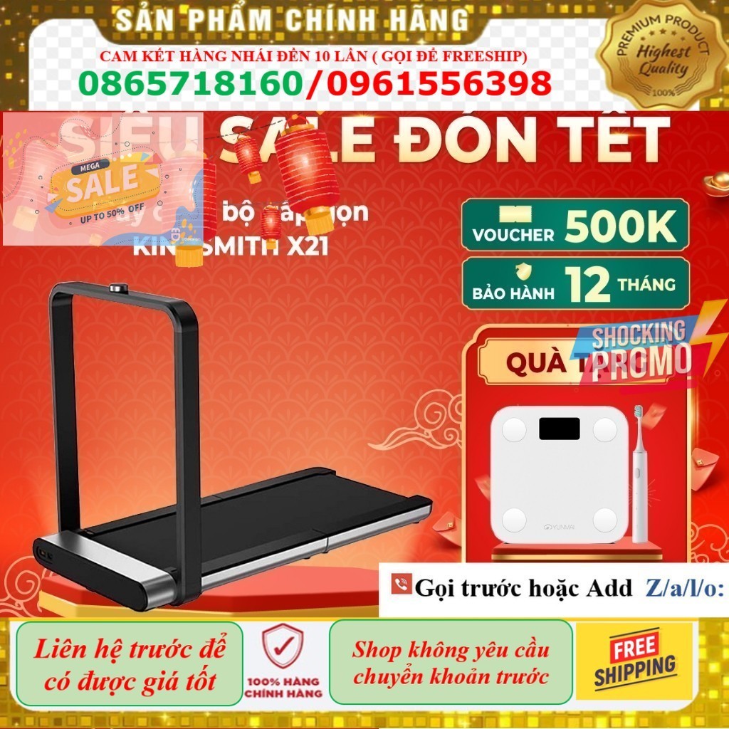 Máy chạy bộ gấp gọn KingSmith X21 TRX21F Bản Quốc tế - WalkingPad Treadmill X21