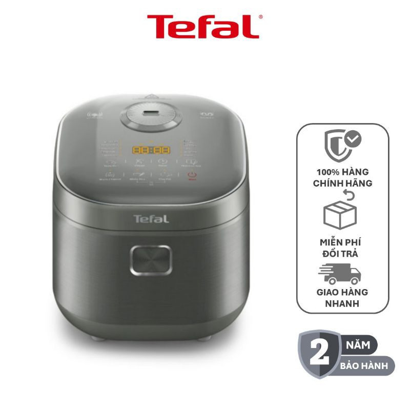 Nồi cơm điện tử cao tần Tefal RK818A68 - 1.8L - 13 chương trình cài đặt sẵn - điều khiển cảm ứng - TopMua