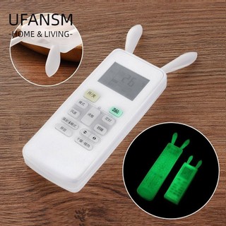 UFANSM bọc bảo vệ điều khiển từ xa TV máy điều hòa nhiệt độ chống nước bằng silicon thiết kế có tai thỏ