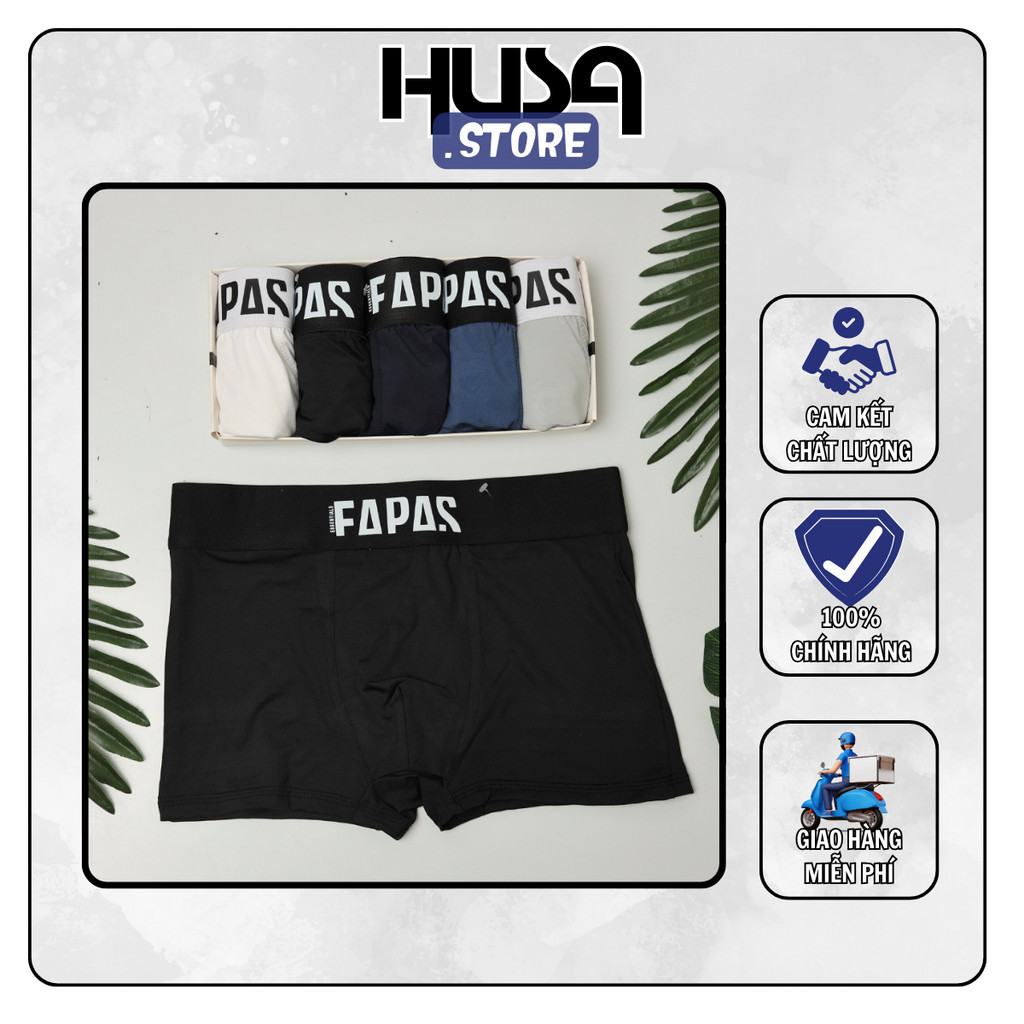 Quần lót nam boxer thun lạnh hàng cao cấp, quần sịp nam co dãn FAPAS
