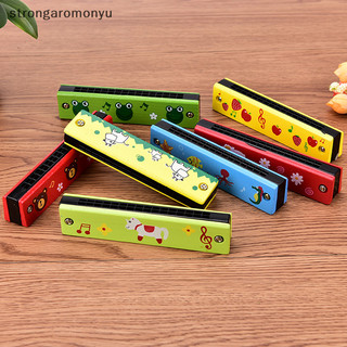 Yu dễ thương tremolo harmonica 16 lỗ trẻ em nhạc cụ giáo dục đồ chơi bao nhiều màu sắc n